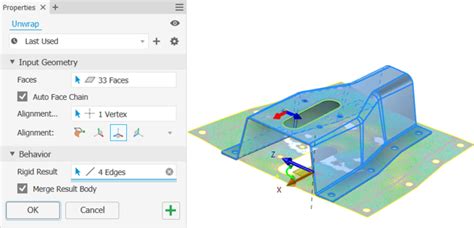 inventor unwrap sheet metal